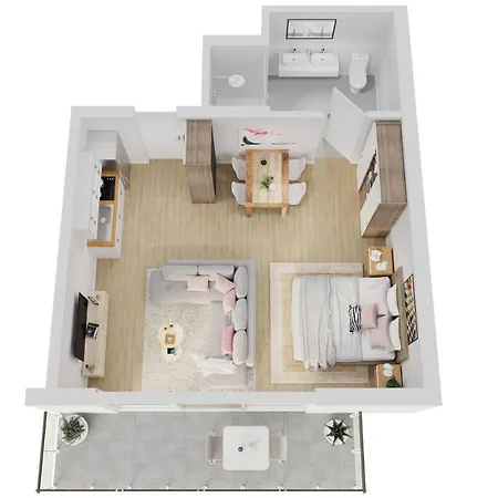 Smart Haus Azur 809 Apartament *